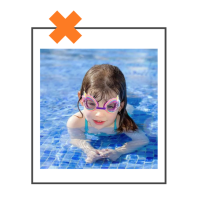 Duikbril unicorn regenboog paars